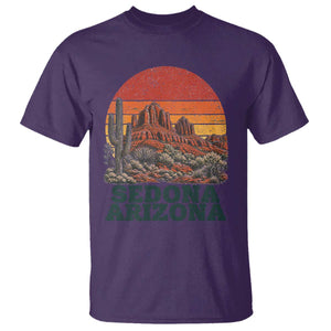 Retro Sedona Arizona Mountain T Shirt Southwest Hiking Outdoor Nature Souvenir