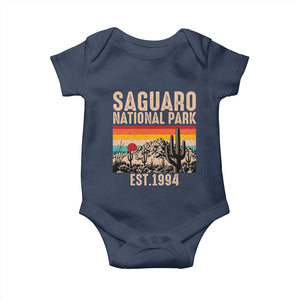 Retro Saguaro National Park Arizona EST 1994 Baby Onesie Desert Cactus Sunset Hiking Camping Nature Souvenir
