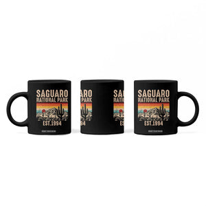 Retro Saguaro National Park Arizona EST 1994 Coffee Mug Desert Cactus Sunset Hiking Camping Nature Souvenir