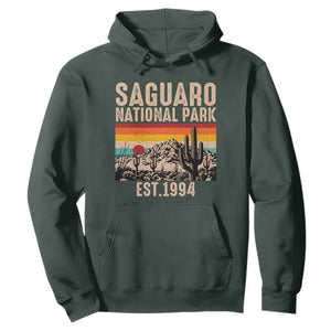 Retro Saguaro National Park Arizona EST 1994 Hoodie Desert Cactus Sunset Hiking Camping Nature Souvenir