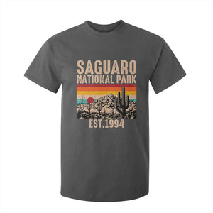 Retro Saguaro National Park Arizona EST 1994 T Shirt For Kid Desert Cactus Sunset Hiking Camping Nature Souvenir