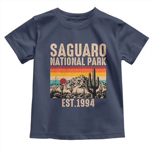 Retro Saguaro National Park Arizona EST 1994 Toddler T Shirt Desert Cactus Sunset Hiking Camping Nature Souvenir