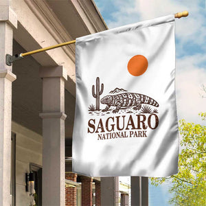 Saguaro National Park Gila Monster Hiking Arizona Garden Flag Desert Cactus Sunset Southwest Nature Tucson Souvenir Gift