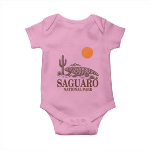 Saguaro National Park Gila Monster Hiking Arizona Baby Onesie Desert Cactus Sunset Southwest Nature Tucson Souvenir Gift