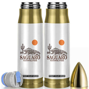 Saguaro National Park Gila Monster Hiking Arizona Bullet Tumbler Desert Cactus Sunset Southwest Nature Tucson Souvenir Gift TS14 White Print Your Wear