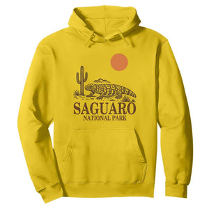 Saguaro National Park Gila Monster Hiking Arizona Hoodie Desert Cactus Sunset Southwest Nature Tucson Souvenir Gift