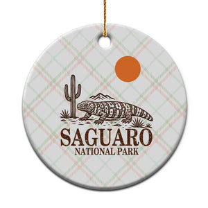 Saguaro National Park Gila Monster Hiking Arizona Ceramic Ornament Desert Cactus Sunset Southwest Nature Tucson Souvenir Gift
