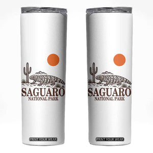 Saguaro National Park Gila Monster Hiking Arizona Skinny Tumbler Desert Cactus Sunset Southwest Nature Tucson Souvenir Gift