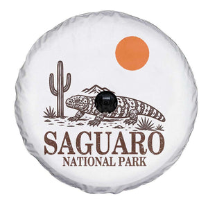 Saguaro National Park Gila Monster Hiking Arizona Spare Tire Cover Desert Cactus Sunset Southwest Nature Tucson Souvenir Gift TS14 Print Your Wear