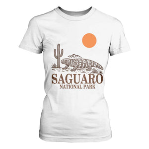 Saguaro National Park Gila Monster Hiking Arizona T Shirt For Women Desert Cactus Sunset Southwest Nature Tucson Souvenir Gift