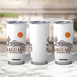 Saguaro National Park Gila Monster Hiking Arizona Tumbler Cup Desert Cactus Sunset Southwest Nature Tucson Souvenir Gift