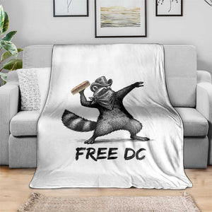 The Sandwich Guy Free DC Throw Blanket Funny Racoon Meme TS14 Print Your Wear