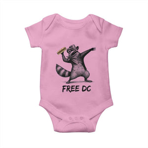 The Sandwich Guy Free DC Baby Onesie Funny Racoon Meme TS14 Light Pink Print Your Wear
