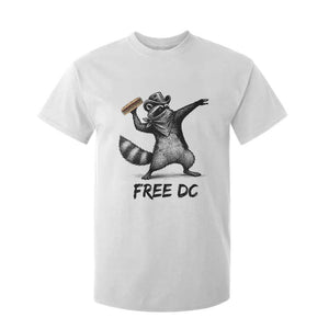 The Sandwich Guy Free DC T Shirt For Kid Funny Racoon Meme TS14 White Print Your Wear