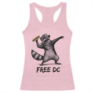 The Sandwich Guy Free DC Racerback Tank Top Funny Racoon Meme TS14 Light Pink Print Your Wear