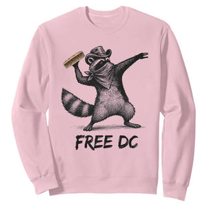 The Sandwich Guy Free DC Sweatshirt Funny Racoon Meme TS14 Light Pink Print Your Wear