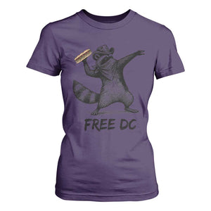 The Sandwich Guy Free DC T Shirt For Women Funny Racoon Meme TS14 Purple Print Your Wear