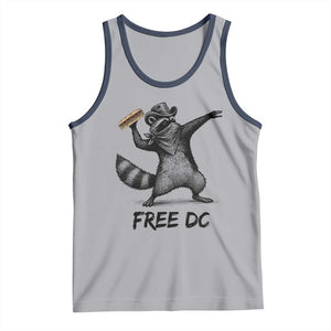 The Sandwich Guy Free DC Tank Top Funny Racoon Meme TS14 Athletic Heather Navy Print Your Wear