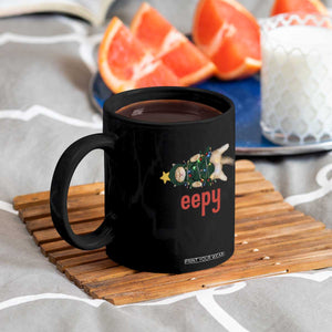Cat Christmas Meme Coffee Mug Eepy Kitten Silly Sleepy TS14 Print Your Wear