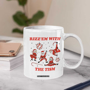 Funny Santa Christmas Coffee Mug Rizz Em With The Tism TS14 Print Your Wear