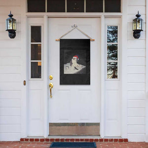 Funny Smoking Cat Christmas Meme Garden Flag TS14 Print Your Wear