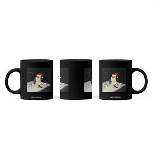 Funny Smoking Cat Christmas Meme Coffee Mug TS14 Print Your Wear