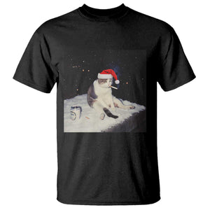 Funny Smoking Cat Christmas Meme T Shirt TS14 Black Print Your Wear