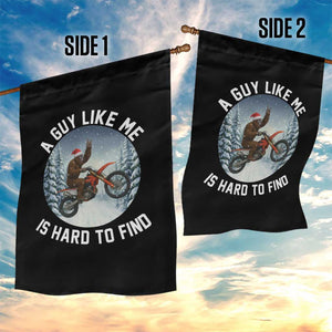 Funny Bigfoot Motorcycle Christmas Garden Flag Sasquatch Rock On Hand Xmas TS14 Print Your Wear