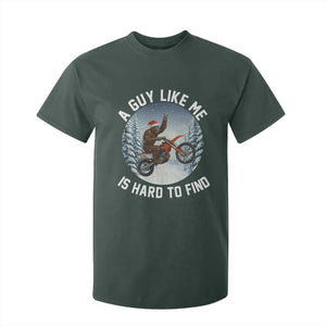 Funny Bigfoot Motorcycle Christmas T Shirt For Kid Sasquatch Rock On Hand Xmas TS14 Dark Forest Green Print Your Wear