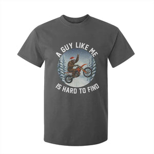 Funny Bigfoot Motorcycle Christmas T Shirt For Kid Sasquatch Rock On Hand Xmas TS14 Dark Heather Print Your Wear