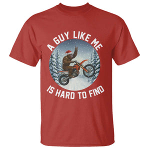 Funny Bigfoot Motorcycle Christmas T Shirt Sasquatch Rock On Hand Xmas TS14 Red Print Your Wear