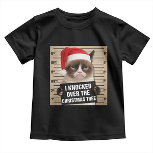 Funny Cat Mugshot Christmas Toddler T Shirt I Will Protect You Kitten No Matter What TS14 Black Print Your Wear