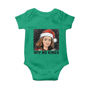 No Kings Baby Onesie Funny Disgusting Doll Face Meme Christmas TS14 Irish Green Print Your Wear