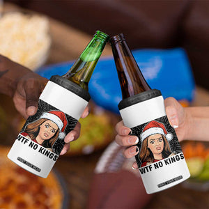 No Kings 4 in 1 Can Cooler Tumbler Funny Disgusting Doll Face Meme Christmas TS14 Print Your Wear