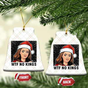 No Kings Ceramic Ornament Funny Disgusting Doll Face Meme Xmas TS14 Print Your Wear