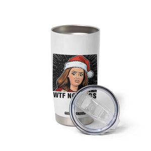 No Kings Tumbler Cup Funny Disgusting Doll Face Meme Christmas TS14 Print Your Wear