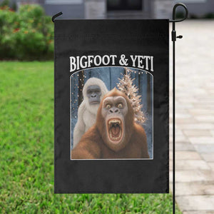 Funny Bigfoot Selfie Garden Flag Sasquatch Yeti Christmas TS14 Print Your Wear