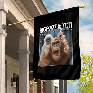 Funny Bigfoot Selfie Garden Flag Sasquatch Yeti Christmas TS14 Print Your Wear