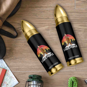 Funny Bigfoot Christmas Bullet Tumbler I Hate People TS14 Print Your Wear