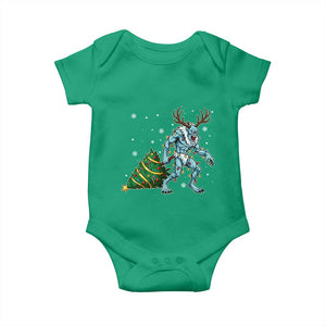 Wendigo Monster Baby Onesie Cryptid Mythical Christmas TS14 Irish Green Print Your Wear