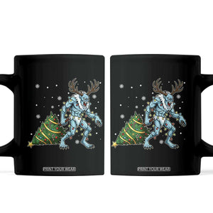 Wendigo Monster Coffee Mug Cryptid Mythical Christmas TS14 Black Print Your Wear