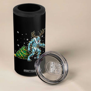 Wendigo Monster 4 in 1 Can Cooler Tumbler Cryptid Mythical Christmas TS14 Print Your Wear
