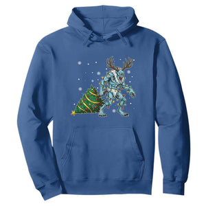 Wendigo Monster Hoodie Cryptid Mythical Christmas TS14 Royal Blue Print Your Wear