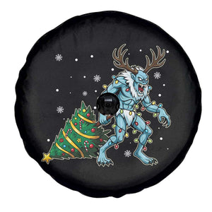 Wendigo Monster Spare Tire Cover Cryptid Mythical Christmas TS14 Print Your Wear