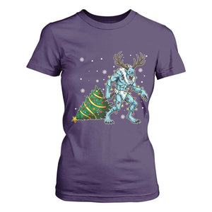 Wendigo Monster T Shirt For Women Cryptid Mythical Christmas TS14 Purple Print Your Wear