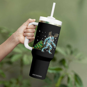 Wendigo Monster Tumbler With Handle Cryptid Mythical Christmas TS14 Print Your Wear