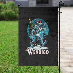 Funny Wendigo Monster Christmas Garden Flag Rock On Hand Meme Xmas TS14 Print Your Wear