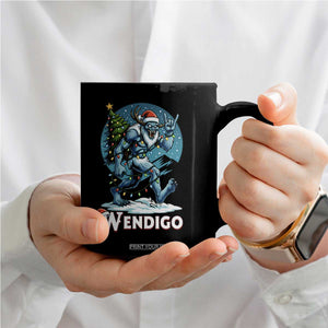 Funny Wendigo Monster Christmas Coffee Mug Rock On Hand Meme Xmas TS14 Print Your Wear