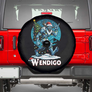 Funny Wendigo Monster Christmas Spare Tire Cover Rock On Hand Meme Xmas TS14 Black Print Your Wear