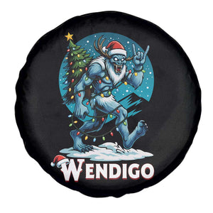 Funny Wendigo Monster Christmas Spare Tire Cover Rock On Hand Meme Xmas TS14 Print Your Wear